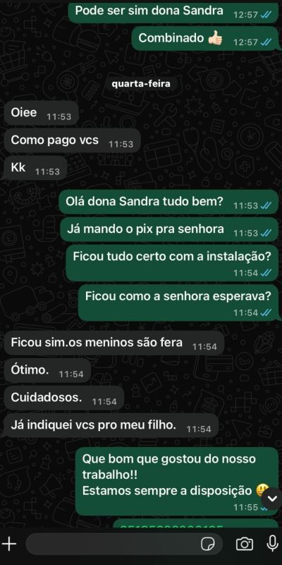 Instalação de ar condicionado